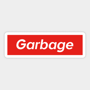 Garbage Sticker